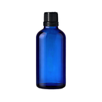 Blue Glass Boston Dropper Bottles 18mm | Atomiser Spray / Lotion Pump / Glass Pipette / Dropper Insert