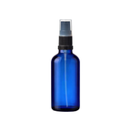 Blue Glass Boston Dropper Bottles 18mm | Atomiser Spray / Lotion Pump / Glass Pipette / Dropper Insert