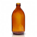 Wholesale 500ml Amber Glass Medicine & Syrup Bottles (Without Caps) - Pack of 35 | Made in the UK