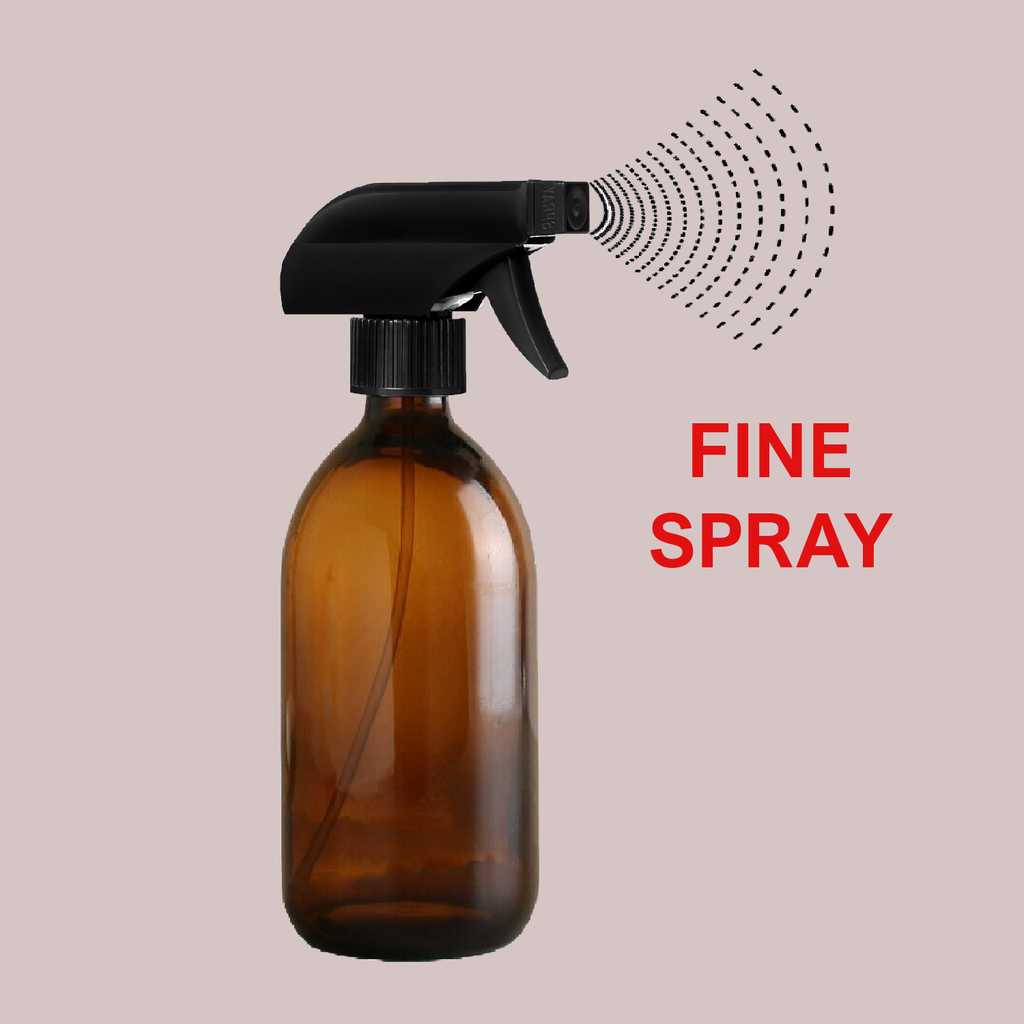 Amber Glass Trigger Spray Bottle for aromatherapy, skin care, cleaning BPA FREE