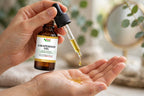 Fam Natural Grapeseed Oil 100ml - 100% Pure Cold Pressed Carrier Oil for Face, Hair & Beard (Glass Bottle with Pipette)