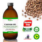 100% Natural Cold-Pressed Castor Oil - Hexane-Free in Glass Bottle | Fam Organic