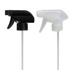 28mm Trigger Sprayer Replacement Head 28/410 Plastic Spray Top for Bottles | Black & Clear