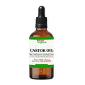 100% Natural Cold-Pressed Castor Oil - Hexane-Free in Glass Bottle | Fam Organic